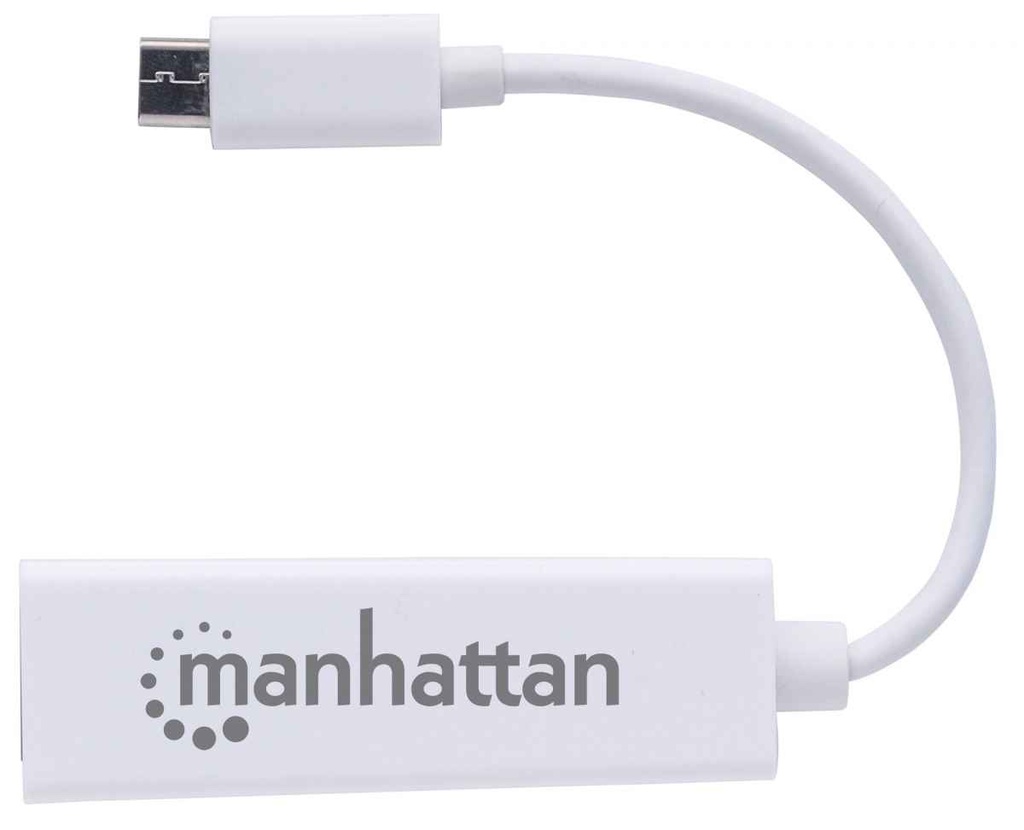 MANHATTAN ETHERNET ADAPTER USB TIPO C (507585)