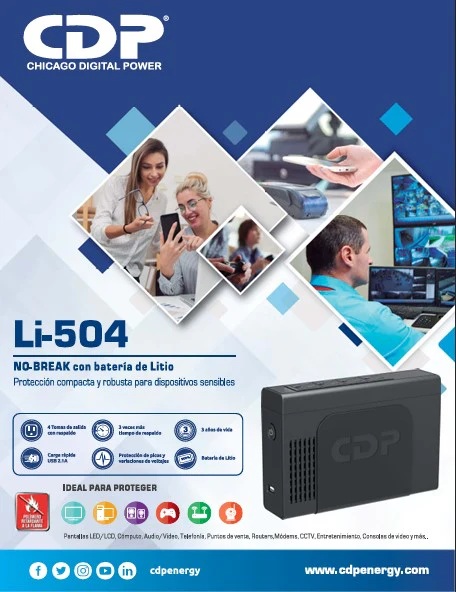 CDP UPS 1000VA (R-UPR 1008)