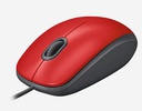 LOGITECH RATON USB M110 ROJO (910-006755)