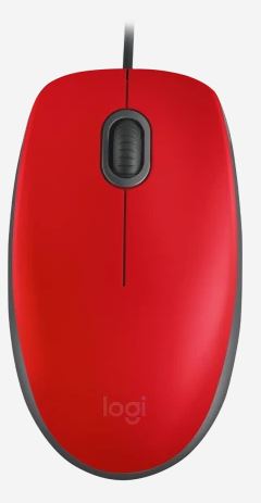 LOGITECH RATON USB M110 ROJO (910-006755)