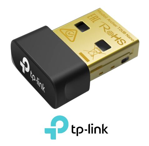 TP-LINK USB WIFI/BLUETOOTH AC600 NANO (ARCHER T2UB NANO)