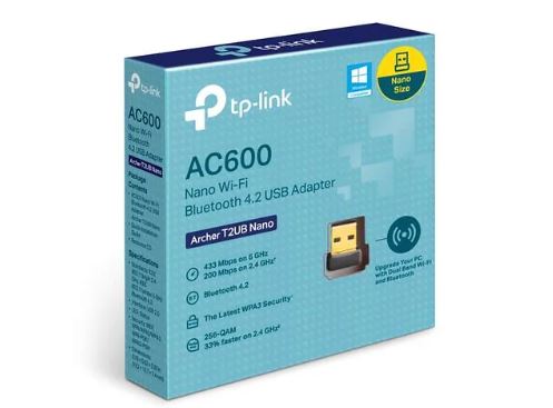 TP-LINK USB WIFI/BLUETOOTH AC600 NANO (ARCHER T2UB NANO)