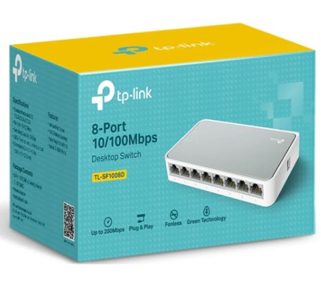 TP-LINK SWITCH 8PORT 10/100 (TL-SF1008D)