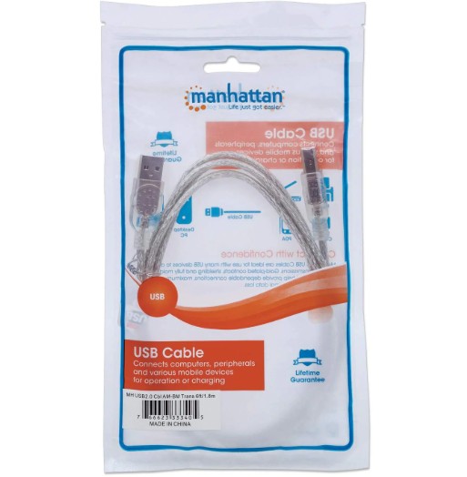 MANHATTAN CABLE USB/ IMPRESORA 1.8M