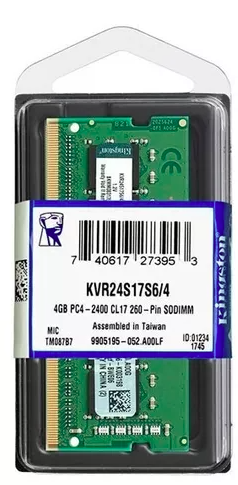 KINGSTON MEMORIA SODIMM PC4 3200MHz 8GB (KVR32S22S6/8)