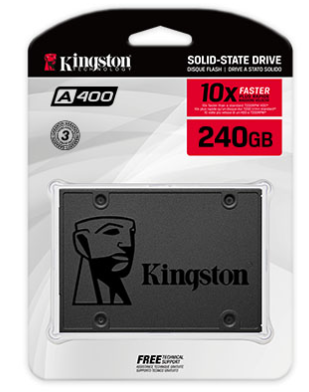 SSD SATA KINGSTON A400 480GB (SA400S37/480G)