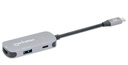 MANHATTAN DOCKING CONVERTER USB-C A USB-C/ HDMI/ USB (130707)