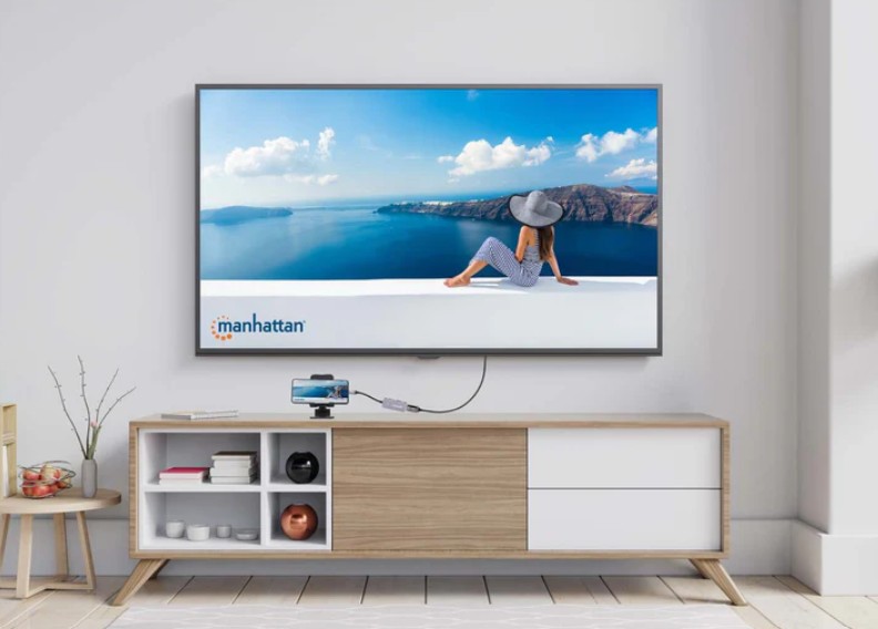 MANHATTAN DOCKING CONVERTER USB-C A USB-C/ HDMI/ USB (130707)