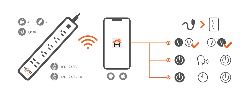 NEXXT HOGAR SUPRESOR INTELIGENTE (NHP-E610)