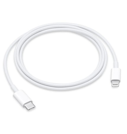 APPLE CABLE LIGHTNING USB-C 1M BLANCO (MUQ93AM/A)