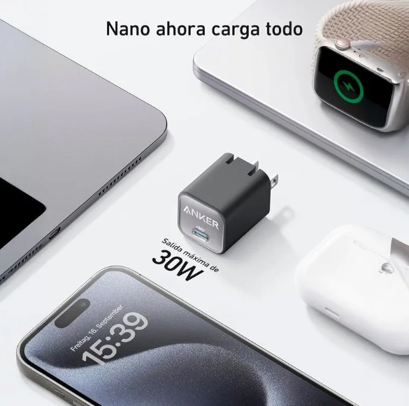 ANKER CARGADOR NANO USB-C 30W (A2337J21-1)