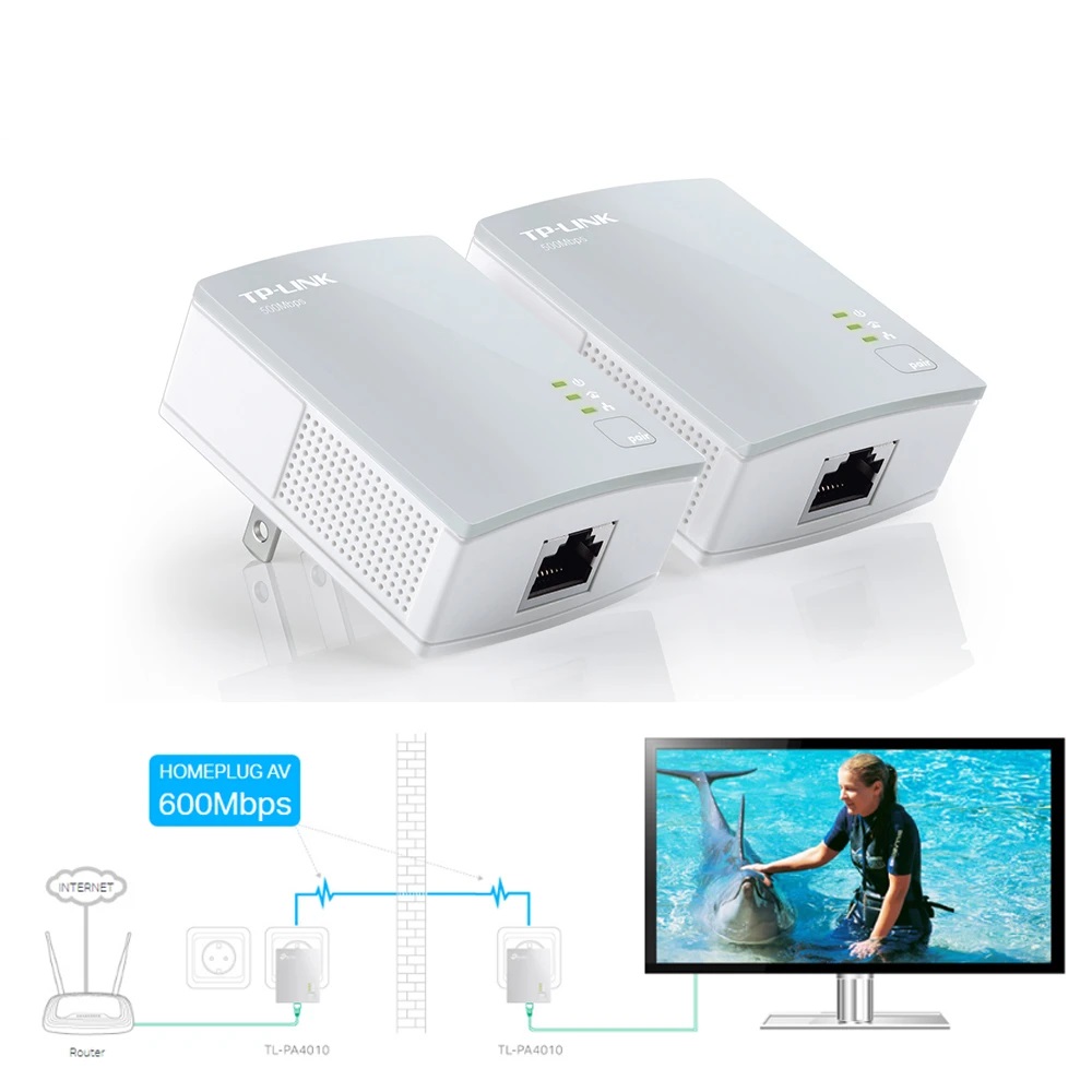 TP-LINK POWERLINE NANO STARTER KIT (TL-PA4010KIT)