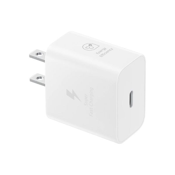 SAMSUNG ADAPTADOR USB-C 25W + CABLE BLANCO (EP-T2510XWTGTW)