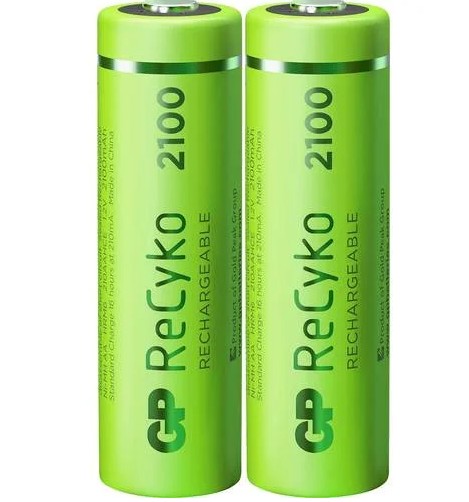GP BATERIA RECARGABLES 2AA 2100mAh (GPRHC212E036)