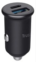 TRUST APTADOR PARA CARRO 38W USB-C/ USB-A (25197)
