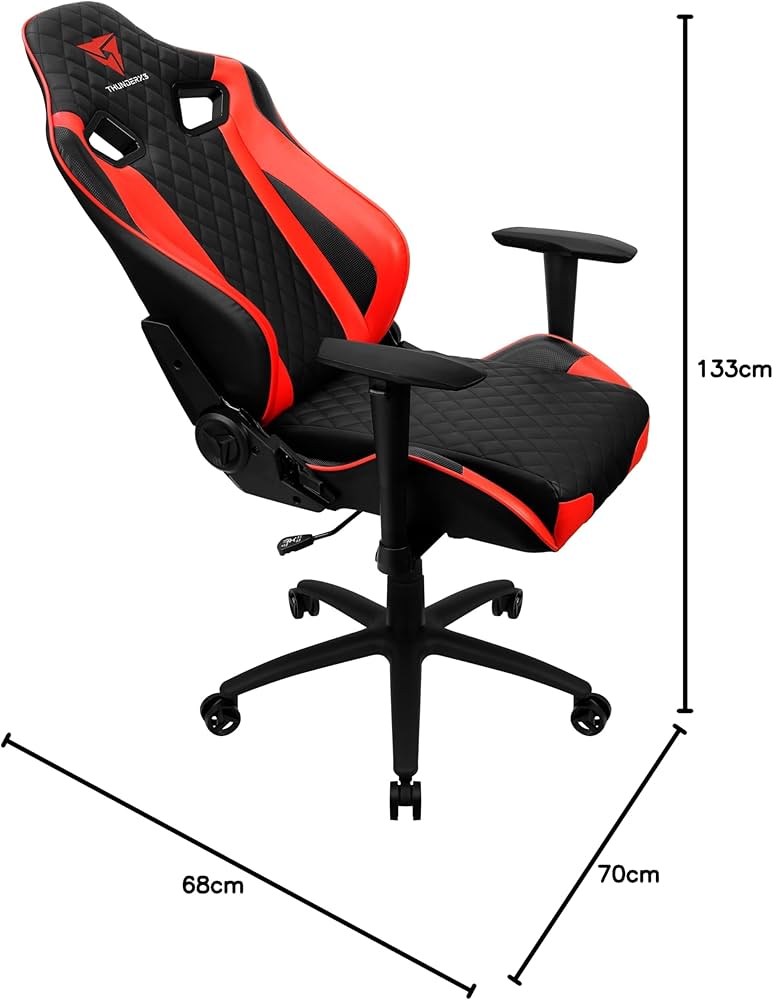 SILLA THUNDERX3 TGC12 ROJO/NEGRO (TEGC-2008101.R1)
