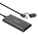 MANHATTAN LECTOR MEMORIA 7-EN-1 USB C/A (102605)