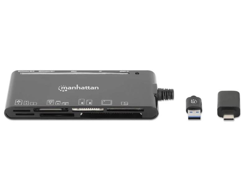 MANHATTAN LECTOR MEMORIA 7-EN-1 USB C/A (102605)