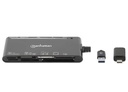 MANHATTAN LECTOR MEMORIA 7-EN-1 USB C/A (102605)