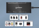 MANHATTAN LECTOR MEMORIA 7-EN-1 USB C/A (102605)