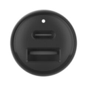 BELKIN APTADOR PARA CARRO USB-C 30W + USB-A 12W (CCB005btBK)