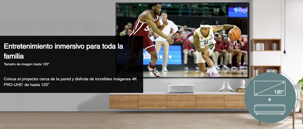 EPSON PROYECTOR EPIQVISION ULTRA LS650 SMART STREAMING (V11HB07020)