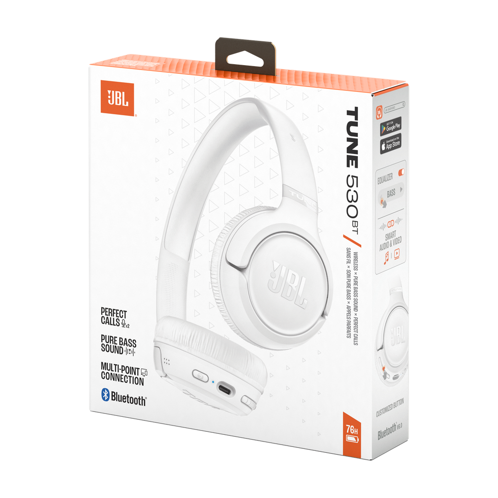 JBL AUDIF BT TUNE 530 BLANCO (JBLT530BTWHTAM)