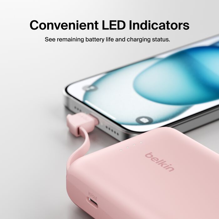 BELKIN POWER BANK BOOSCHARGE 10K CON PANTALLA (BPB027FQWH)