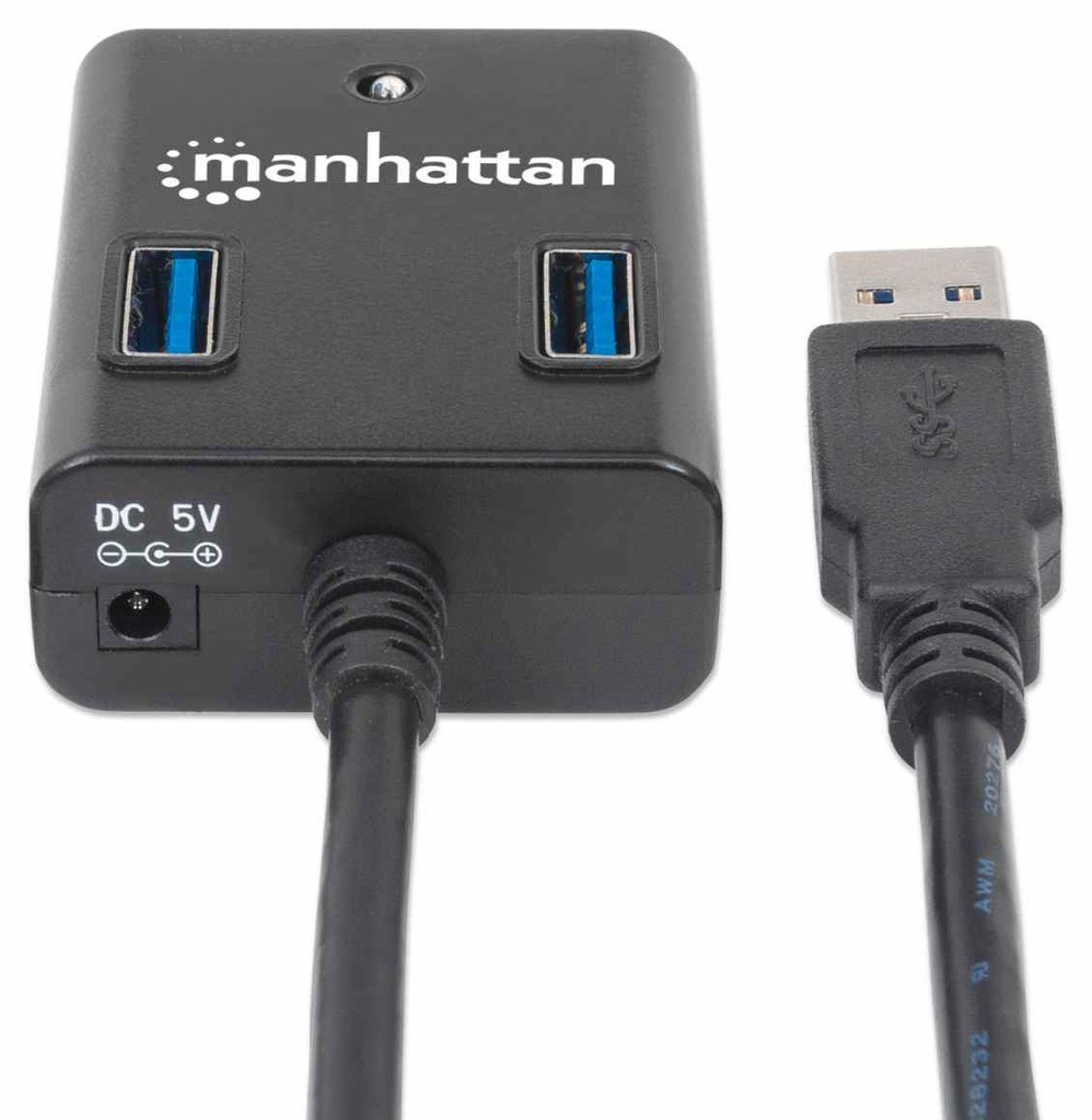 MANHATTAN HUB USB 3.0 + ADAP. AC