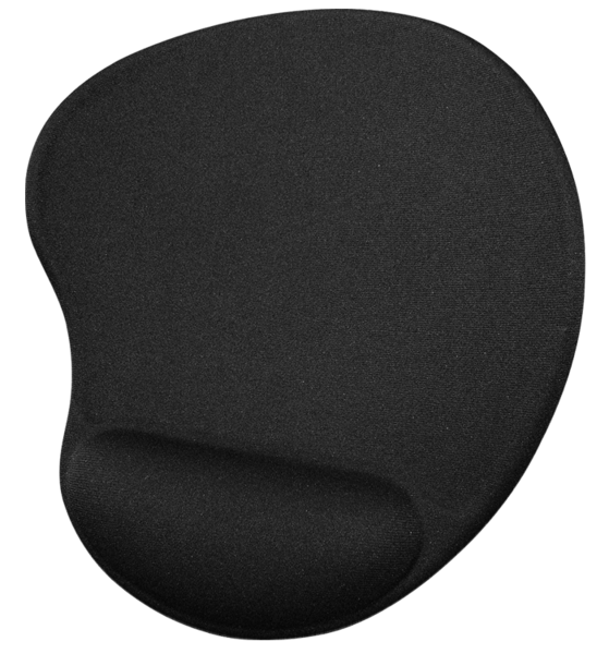 KLIPX ALFOMBRILLA ERGO CON SOPORTE PARA RATÓN NEGRO (KMP-100B)