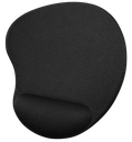 KLIPX ALFOMBRILLA ERGO CON SOPORTE PARA RATÓN NEGRO (KMP-100B)
