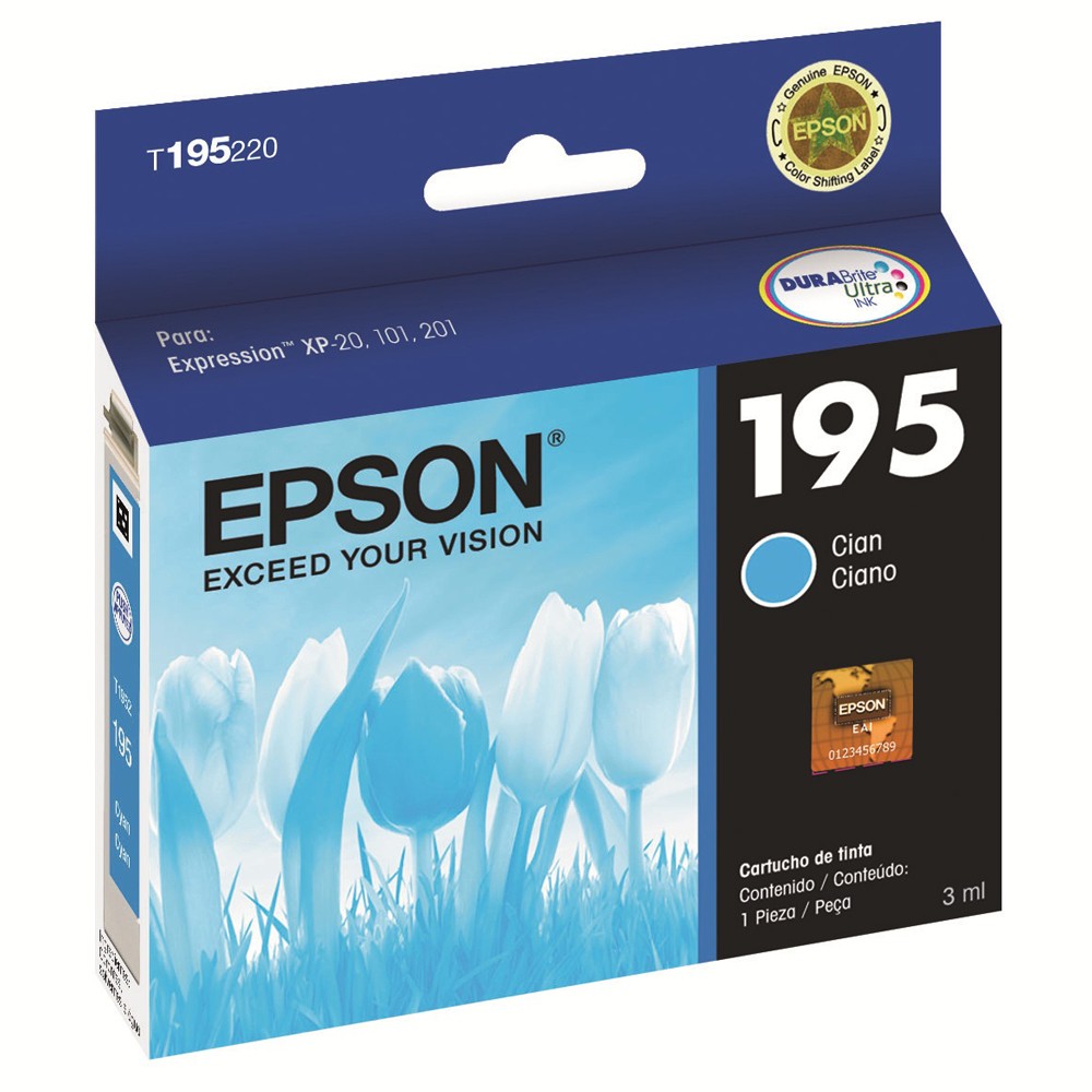 TINTA EPSON T195 220 C/3ml