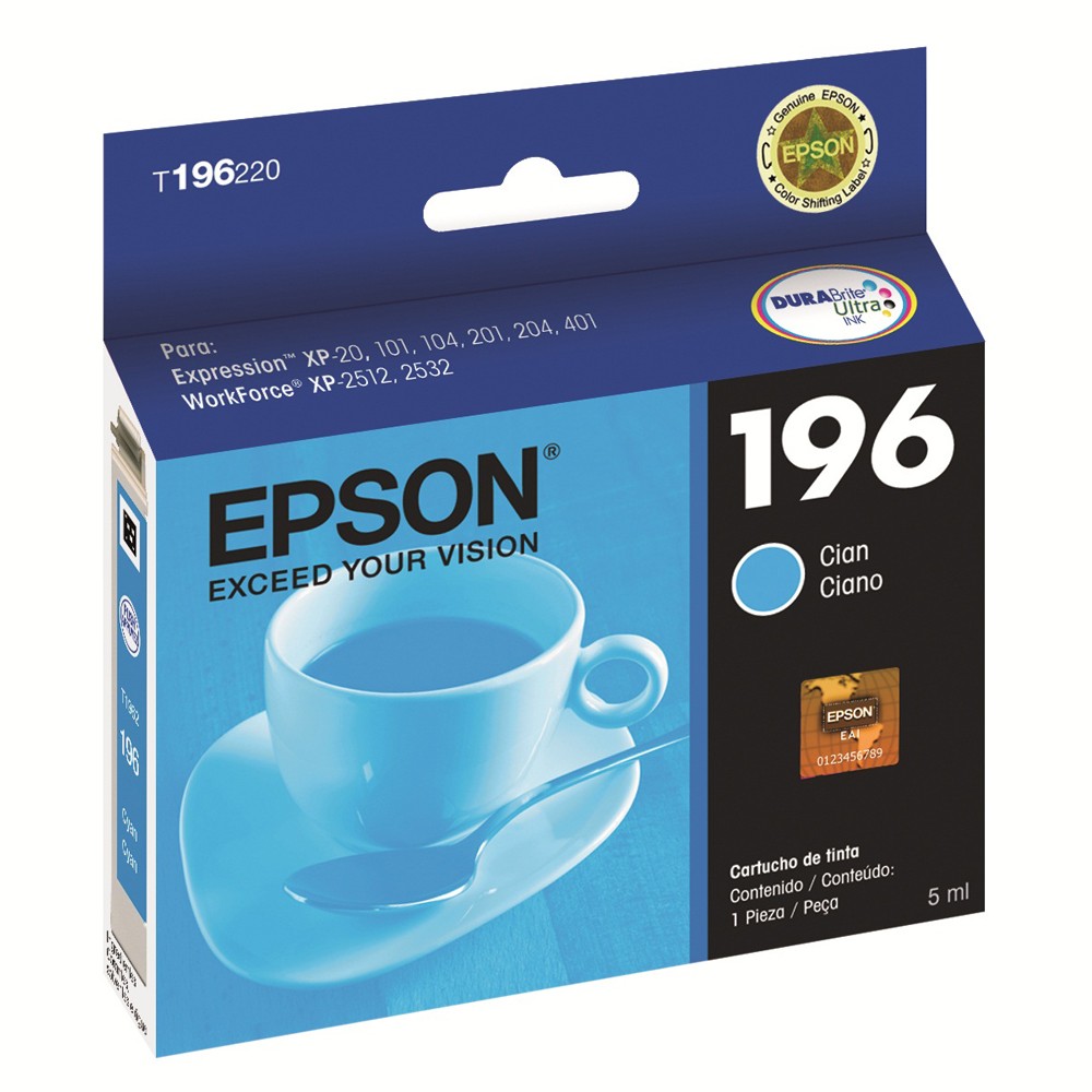 TINTA EPSON T196 220 C/4ml