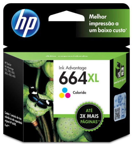 TINTA HP #664XL C 2ml (F6V30AL)
