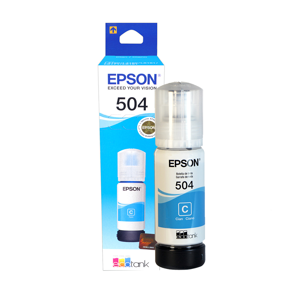 TINTA EPSON T504 220 C/70ml