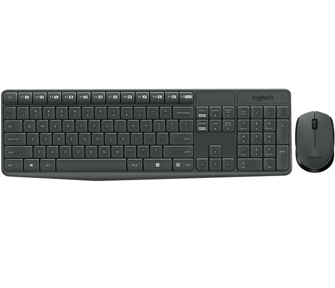 LOGITECH TECLADO&RATON WIFI ESP MK235 (920-007901)