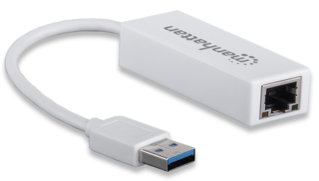 MANHATTAN ETHERNET ADAPTER 3.0 USB (506847)