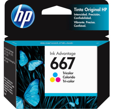 TINTA HP #667 C 2ml (3YM78AL)