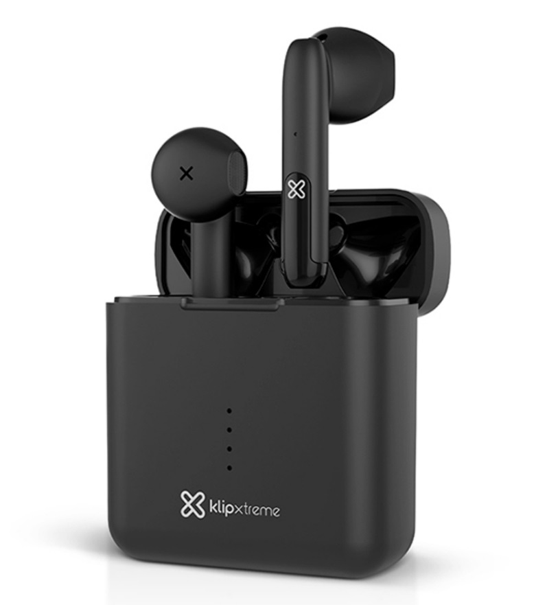 KLIPX AURICULARES BT TWIN TOUCH NEGRO (KTE-010BK)