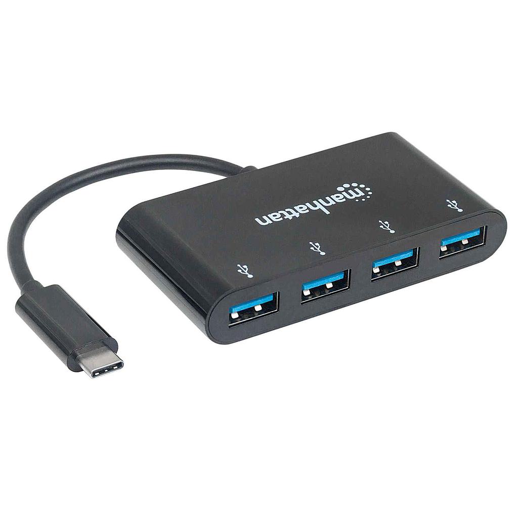 MANHATTAN HUB USB C A 4 USB 3.1 (162746)