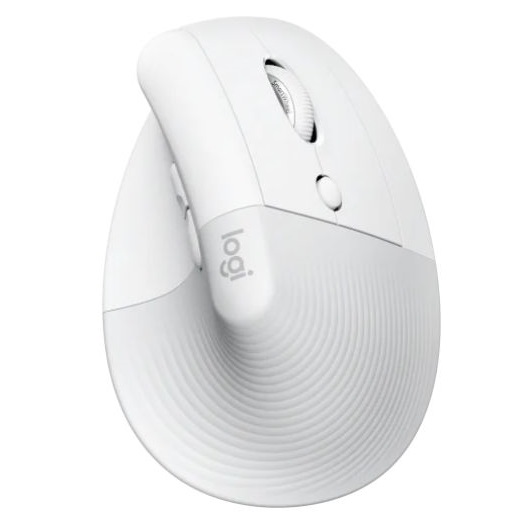 LOGITECH RATON ERGO WIFI VERTICAL LIFT BLANCO (910-006469)