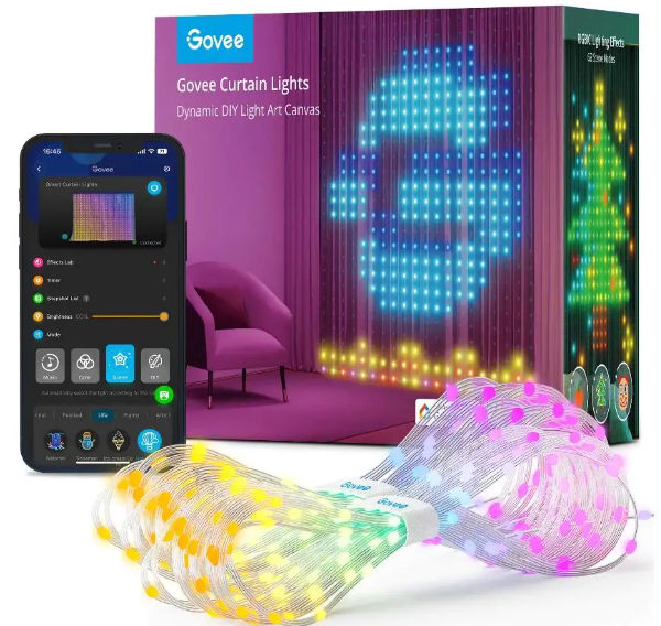 GOVEE LUCES LED PARED DYNAMIC DIY LIGHT ART CANVAS (H70B11A1)
