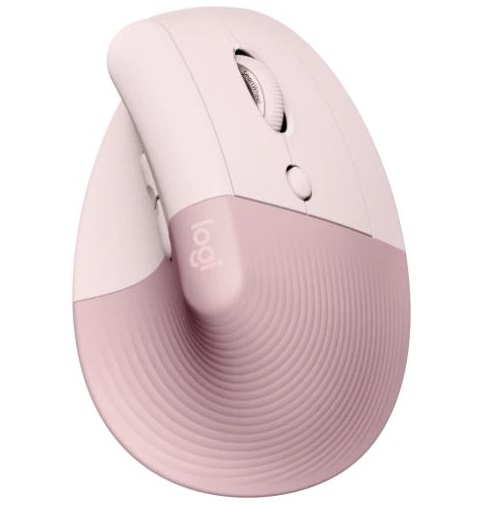 LOGITECH RATON ERGO BT/WIFI LIFT ROSADO (910-006472)