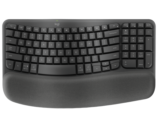 LOGITECH TECLADO ERGO WIFI WAVE KEYS NEGRO ESP (920-012278)