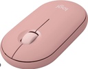 LOGITECH RATON WIFI PEBBLE 2 M350 ROSADO (910-007048)