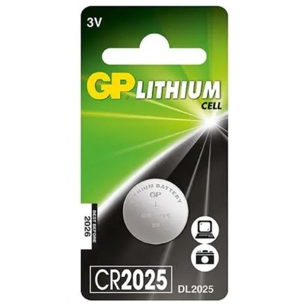 GP BATERIA LITHIUM 3V CR2025 (DL2025)
