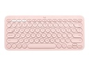 LOGITECH TECLADO BT PEBBLE KEY2 K380S MULTI-DEVICE PAPAYA ESP (920-011785)