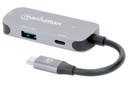 MANHATTAN DOCKING CONVERTER USB-C A USB-C/ HDMI/ USB (130707)