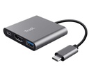 TRUST DOCKING CONVERTER USB-C A HDMI/ USB-A/ USB-C (130691)
