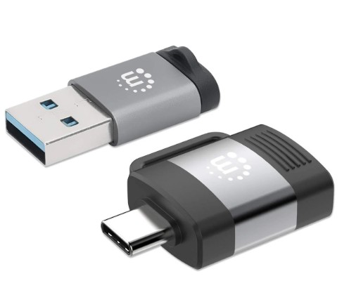 MANHATTAN ADAPTADOR USB-C A USB-A Y USB-A A USB-C (356329)